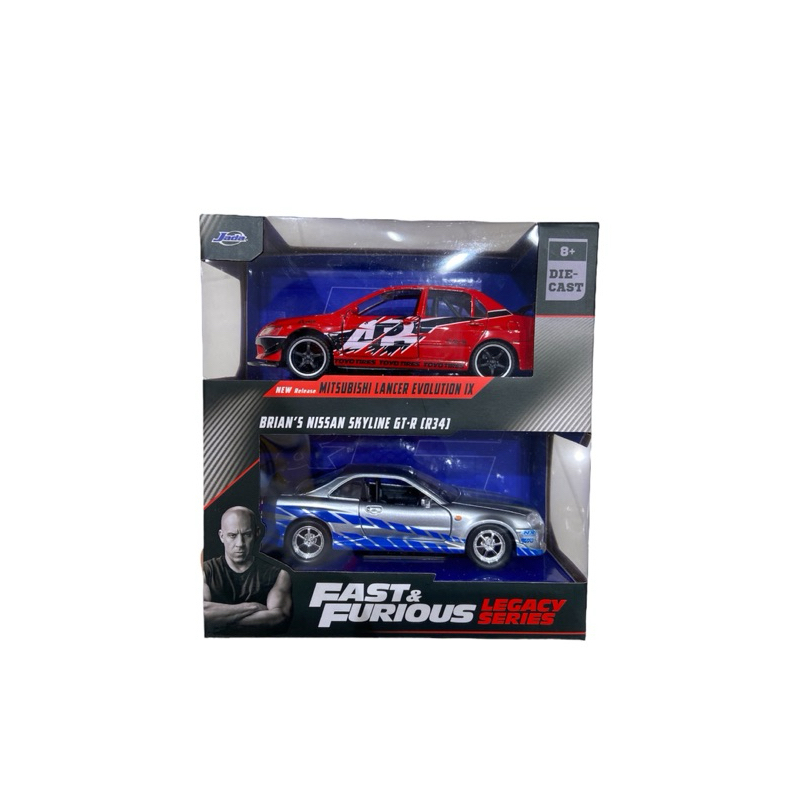 Jada fast & furious twinpack 1:32