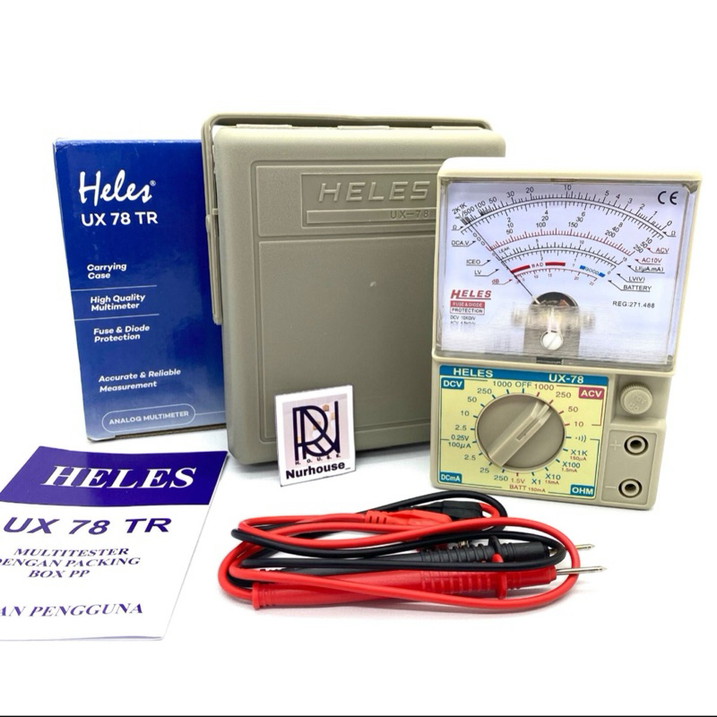 Multitester heles Analog UX 78 TR avo meter multimeter Original Heles