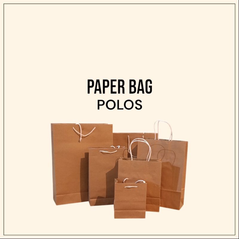 

Paper Bag Polos Coklat 23,5 x 33 cm