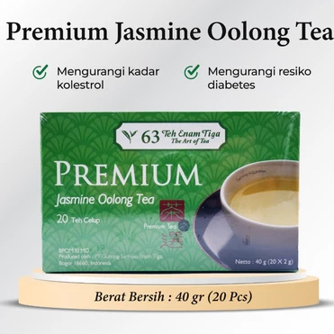 

Teh 63 Premium Oolong Jasmine Tea Bag
