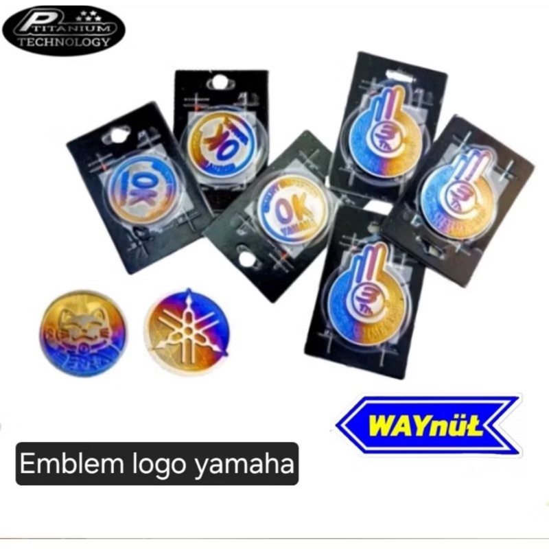 Emblem logo yamaha titanium