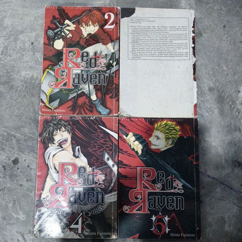 komik red raven vol. 2/ 3/ 4/ 5