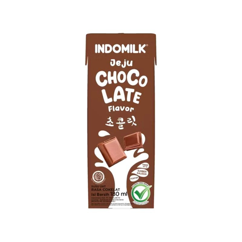 

Indomilk UHT180 Jeju coklat
