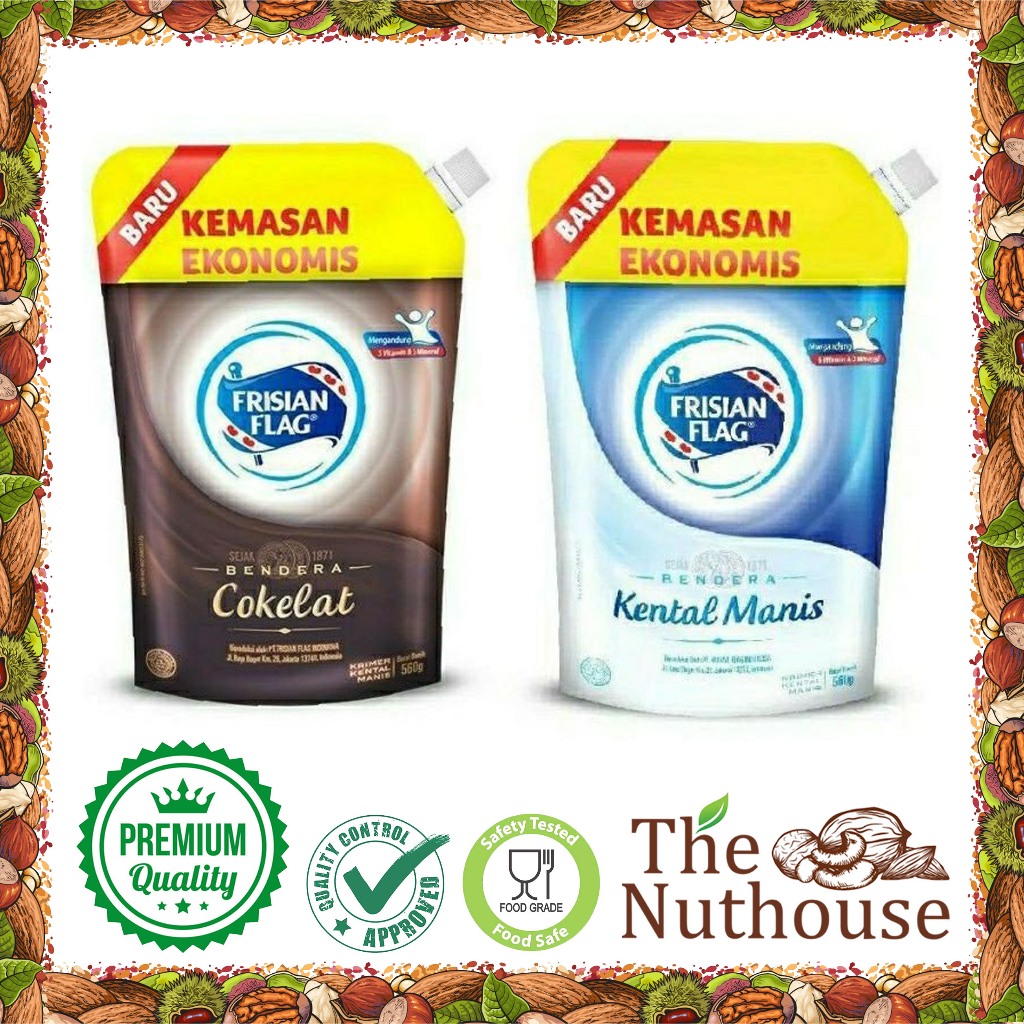 

Frisian Flag Bendera Krimer Susu Kental Manis POUCH 545gr - Vanilla / Cokelat [HALAL]