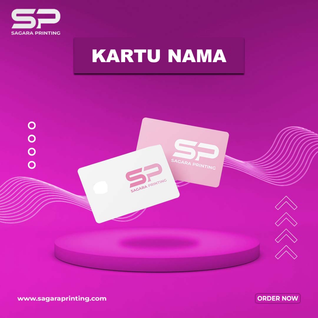 

CETAK KARTU NAMA 1 SISI / 2 SISI || Art Carton 260 Gsm, -Laminating Glossy/Doff-