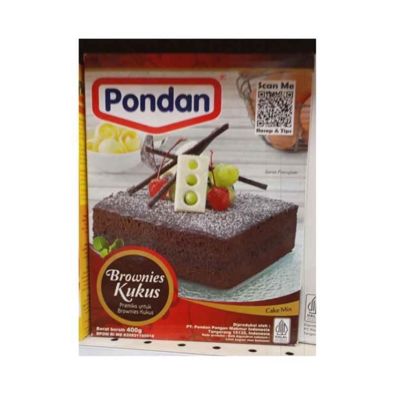 

PONDAN BROWNIES KUKUS 400GR
