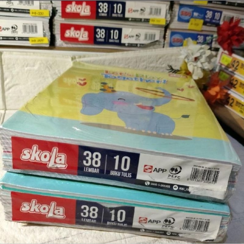 

Buku tulis SKOLA 38 Lembar by Sinar Dunia