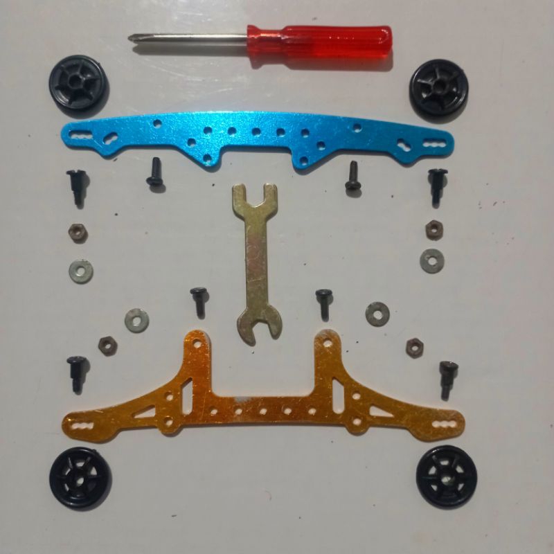 bumper set Tamiya untuk chasis vs , super x , super 2