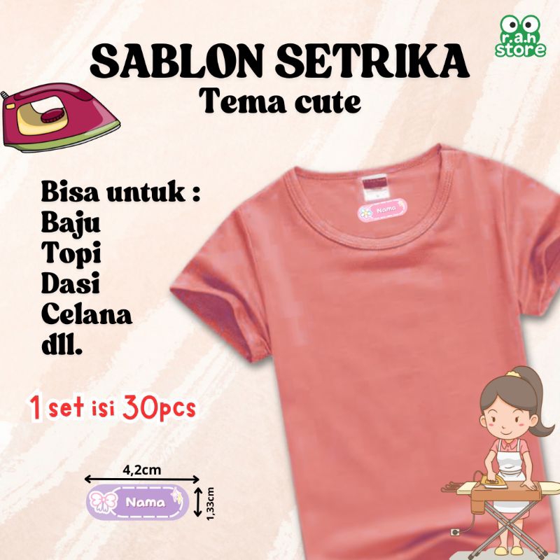 

SABLON SETRIKA / SABLON BAJU / SABLON KAIN