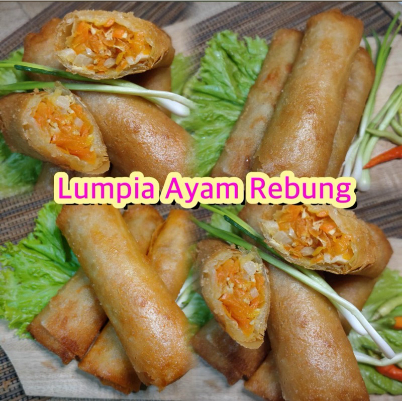 

Lumpia Ayam Rebung (1 pack isi 5biji) Frozen pack