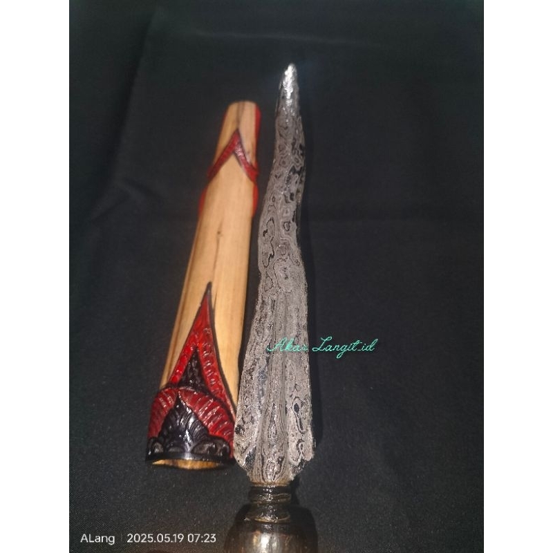 TombakSapit Abon Luk 5 / TombakLuk 5 / Keris Luk 5 / Luk 5 / Sapit Abon / Full Pamor / Ori Sepuh / O