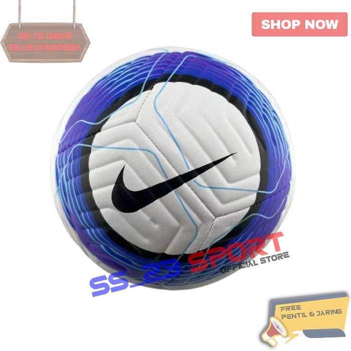 NIKE Bola Sepak NIKE ACADEMY ORIGINAL 25 YEARS Flight Premier League 2024/2025 import Size 5 Gratis 