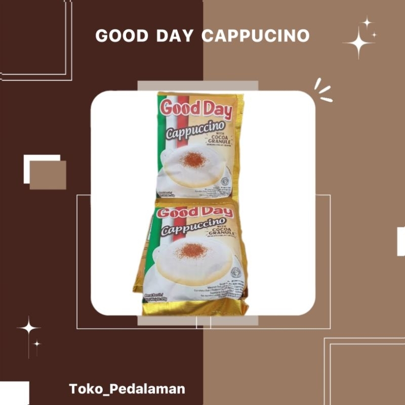 

kopi instan good day cappucino per sachet