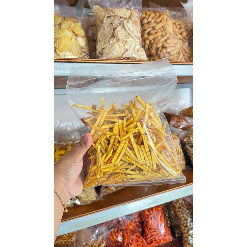 

TALAS STIK/KRIPIK TALAS/ANEKA KRIPIK/KRIPIK GURIH/CEMILAN KILOAN/ANEKA SNACK