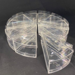 Jelly Cup Segitiga Ch48 10 pcs (10 pcs) / Cup Dessert / Cup Puding Segitiga CH48