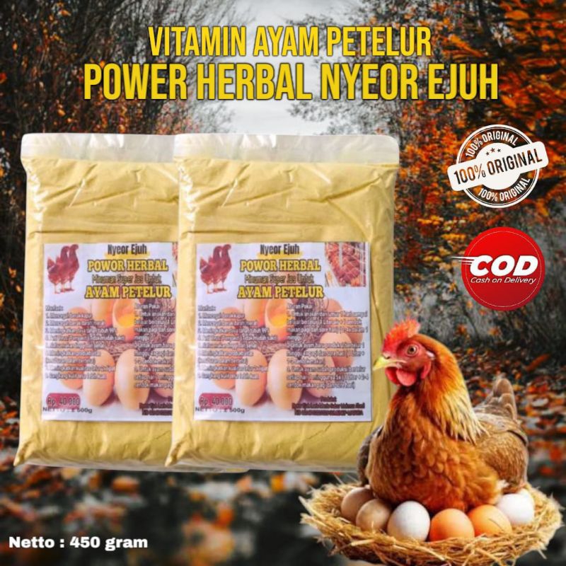 VITAMIN/JAMU HERBAL NYEOR EJUH UNTUK AYAM PETELUR