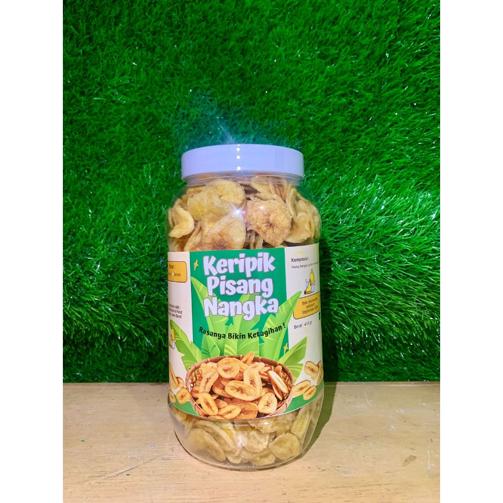

Keripik Pisang nangka Berat 410gr