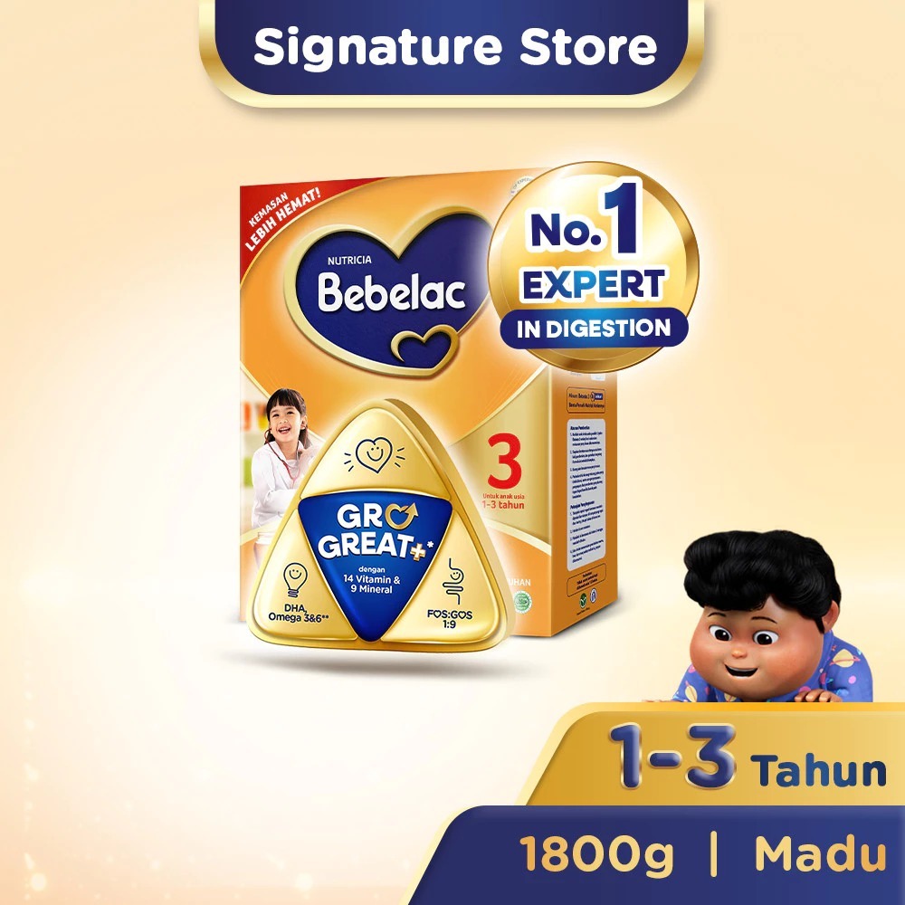 

Bebelac 3 Madu Susu Pertumbuhan Bubuk 1800 gr