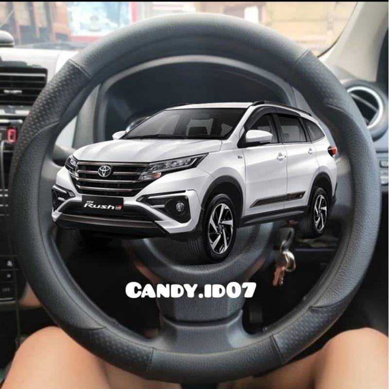 Cover Stir Sarung Stir Mobil Toyota Rush Motif Sabit