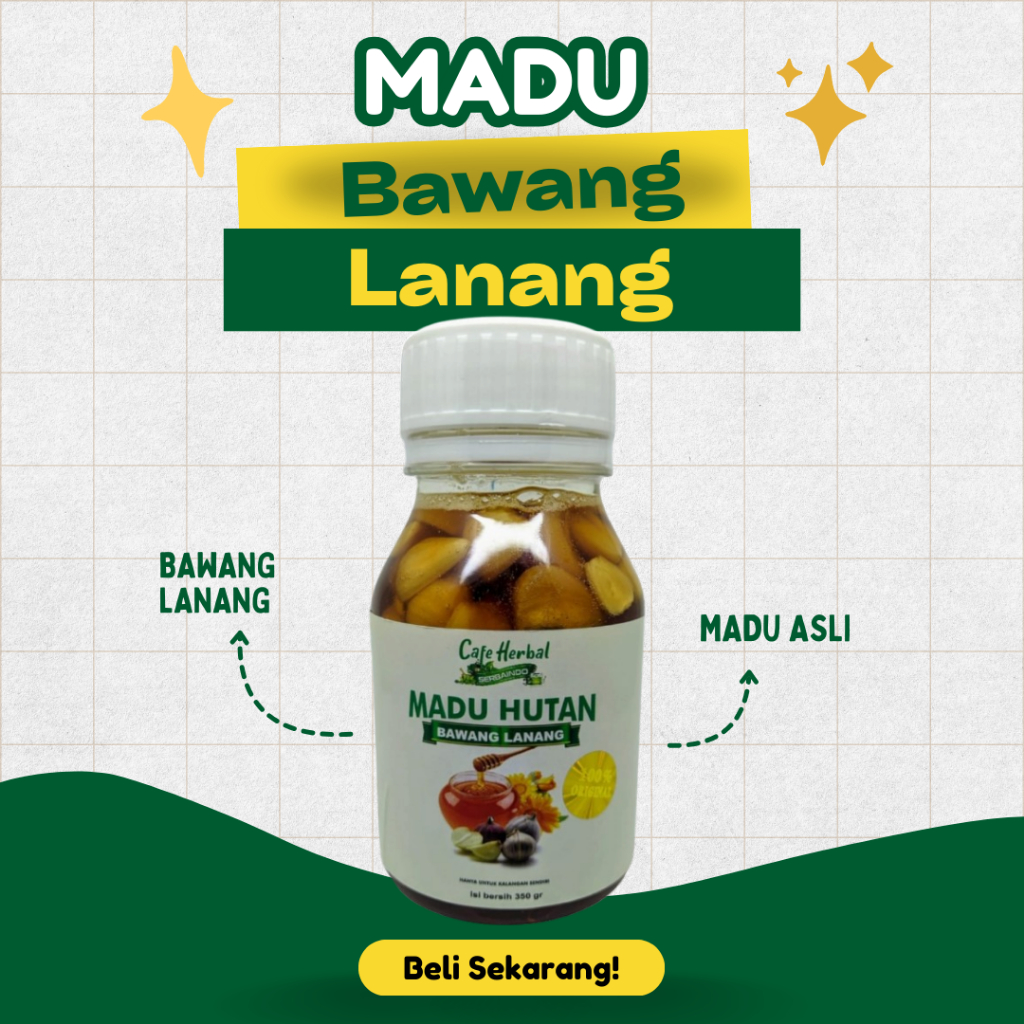 

Madu Bawang Lanang 380gr Bawang Tunggal