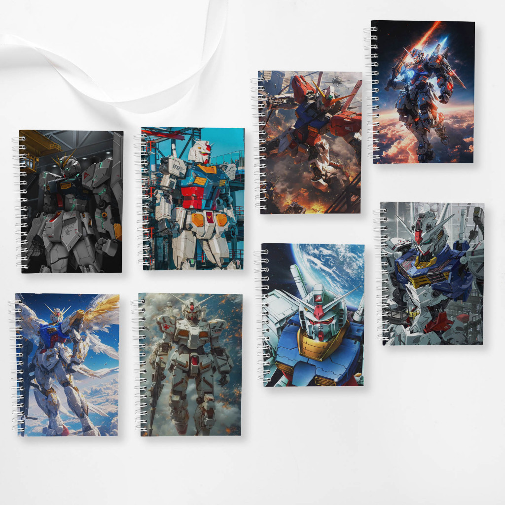 

Note Book Spiral Large (10 cm X 14 cm) Edisi Gundam / Notebook A6 Custom / Seminar Kit Surabaya