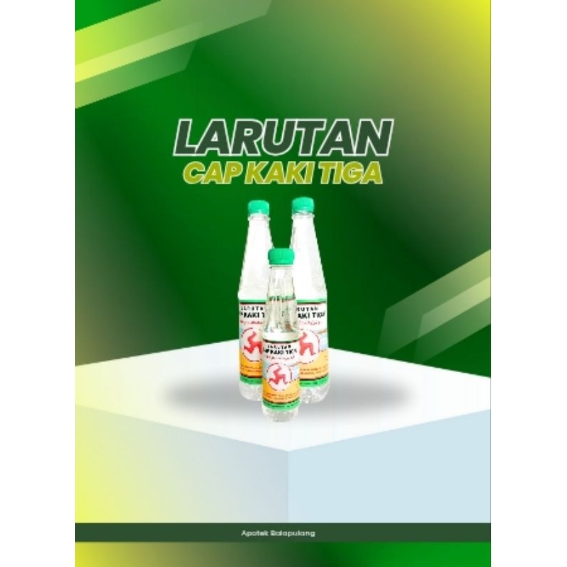 

Larutan Cap Kaki Tiga @500ml/200ml perbotol