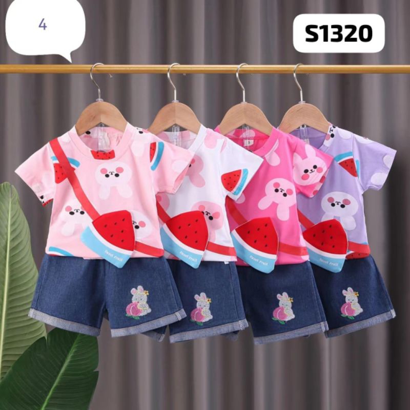 setelan import anak setelan Levis anak harian setelan baju anak perempuan