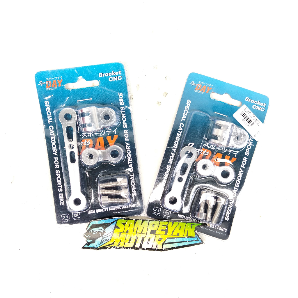 Promo COD Harga Murah Bracket Breket Klem Pangkon Selang Kabel Rem Depan Model Gorilla Gorila Pendek