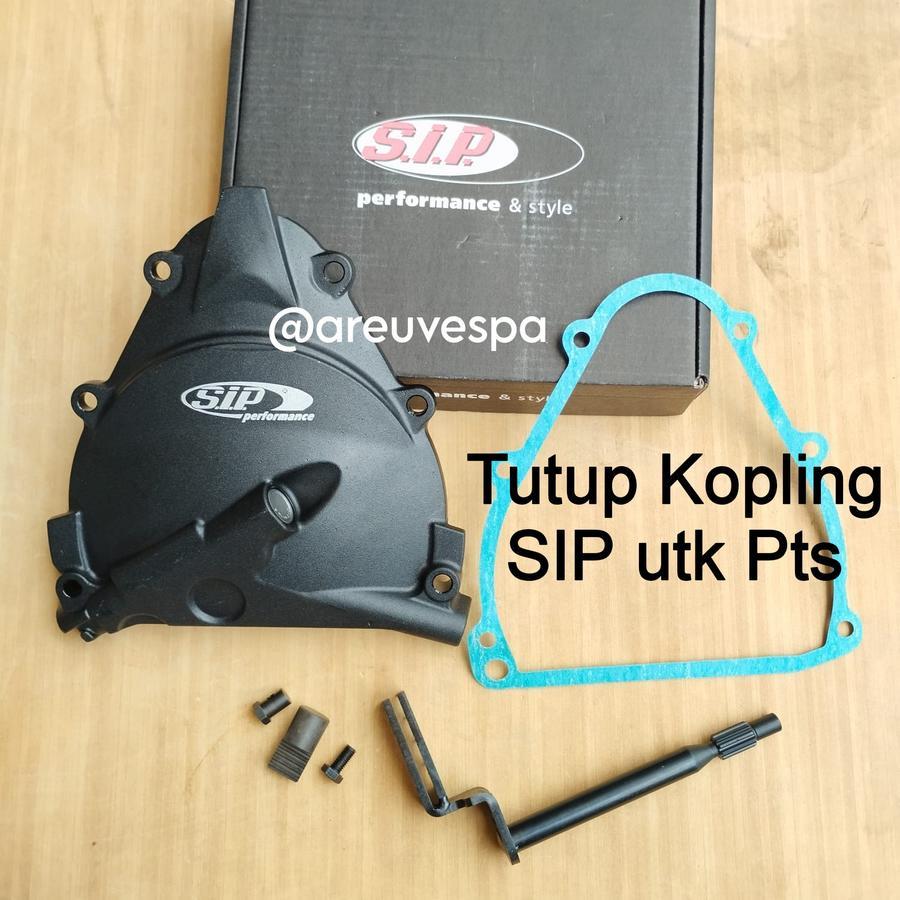 Tutup Kopling Set Forged CNC SIP 2.0 Hitam utk smallframe PTS dkk