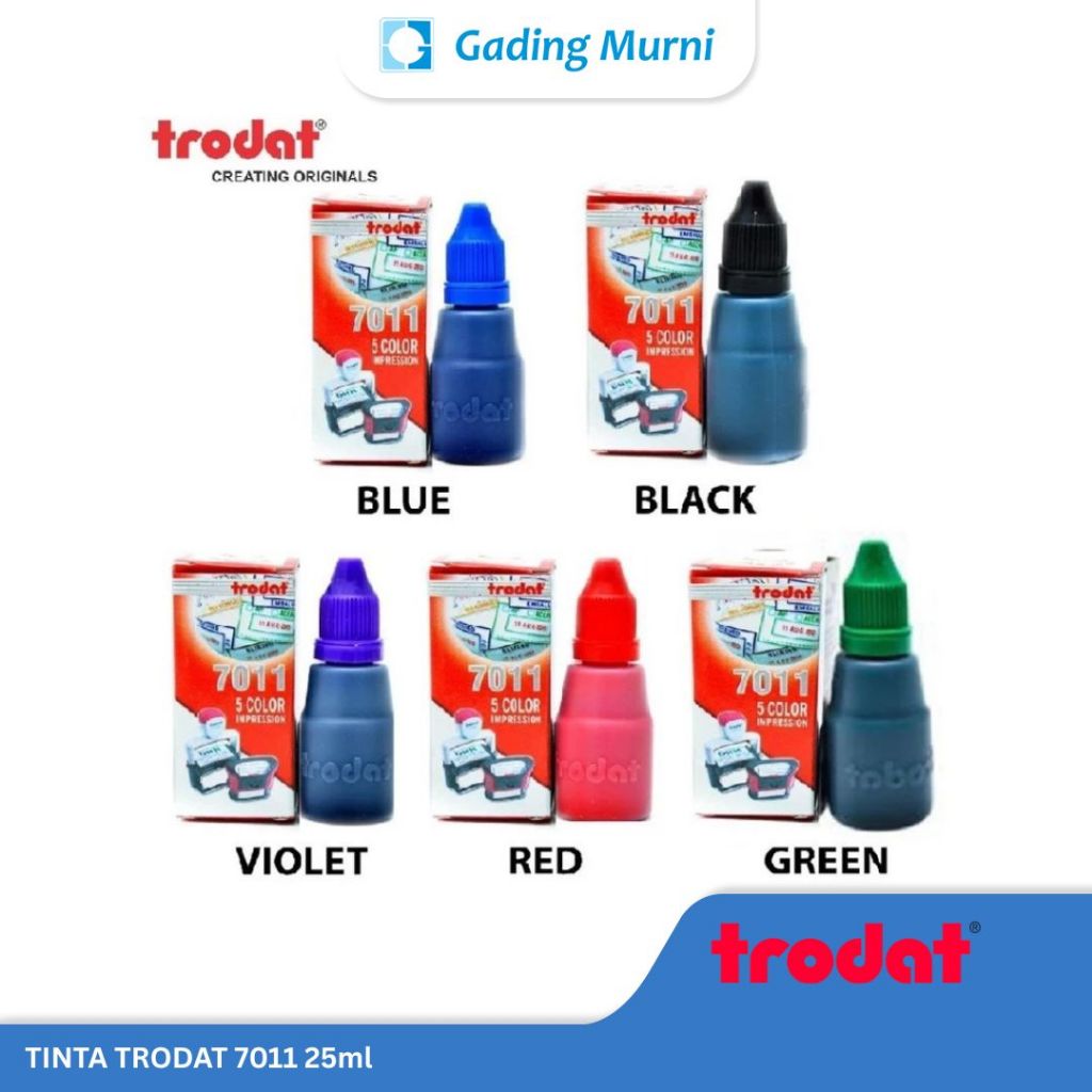 

Tinta Stempel Otomatis Trodat 7011 25ml