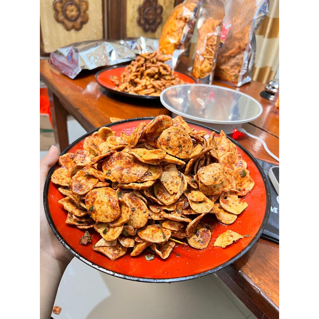 

basreng pedas daun jeruk basreng bumbu basah 200 grm