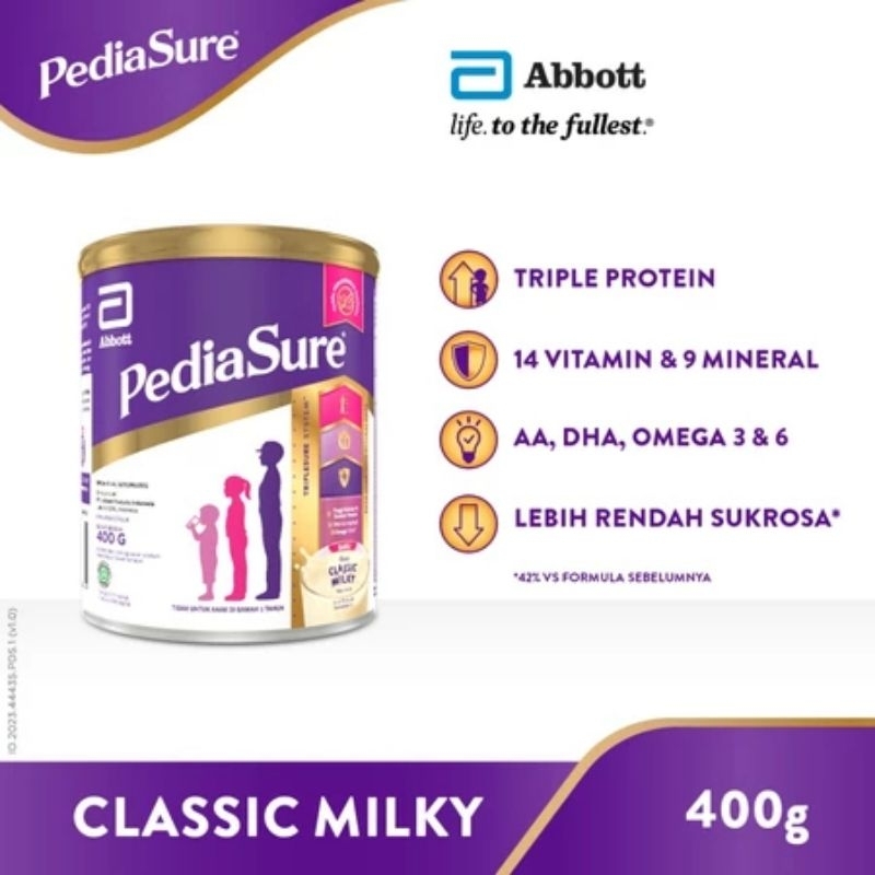 

PEDIASURE CLASSIC MILKY 380 GRAM