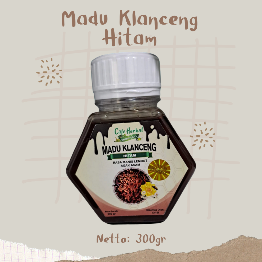 

Madu Klanceng Hitam 300gr Madu Herbal