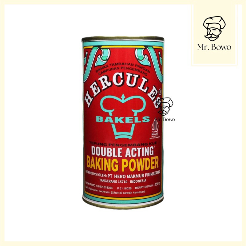 

Hercules Bakels Baking Powder Tepung Pengembang Kue (450g)