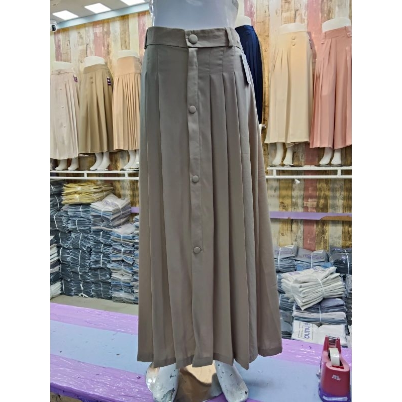 ROK HUSNA ORIGINAL VARIAN KANCING DEPAN