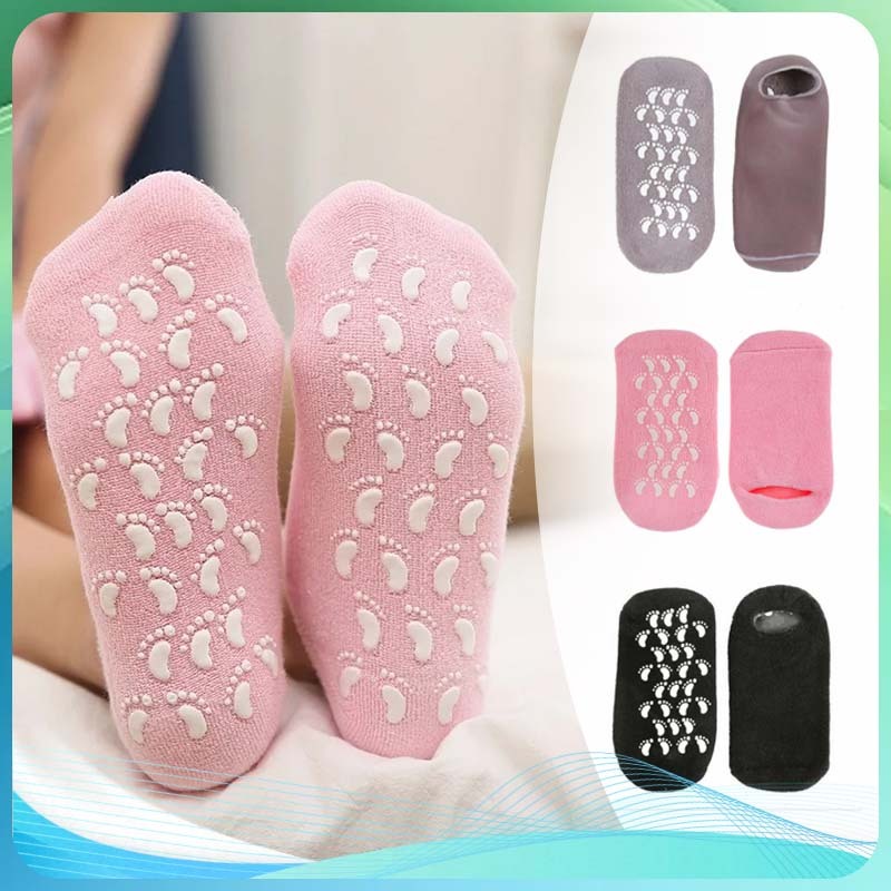 Kaus Kaki Gel Spa Gel Socks Kaos Kaki Gel Spa Foot Care Socks Moisturizing Gel Sock Foot Care Anti C