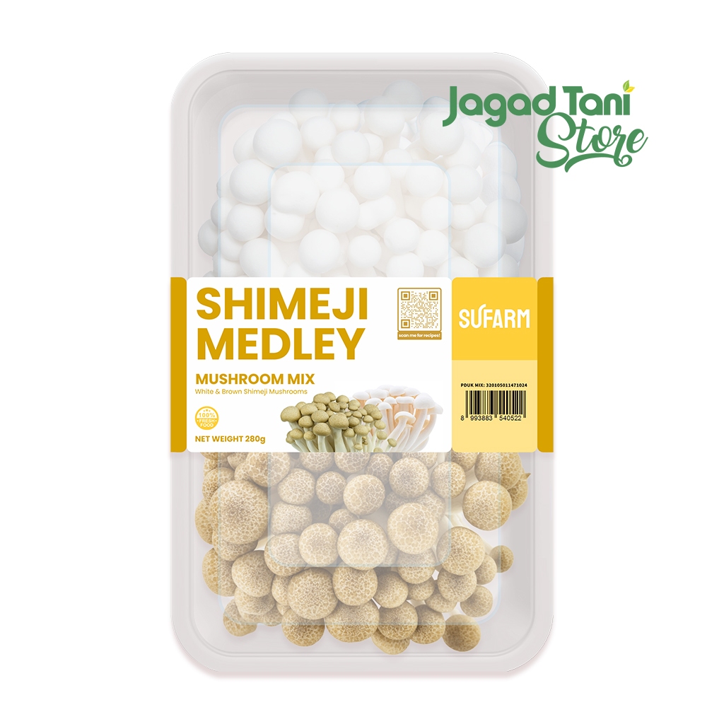 

SUFARM Shimeji Medley 280 Gr – Campuran Jamur Shimeji Premium