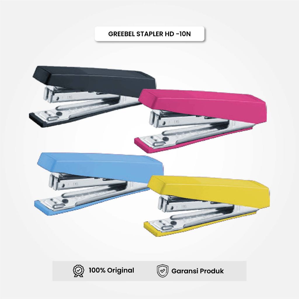 

Staples HD10N GREEBEL (PCS) Stapler Stepler Staples Jepretan