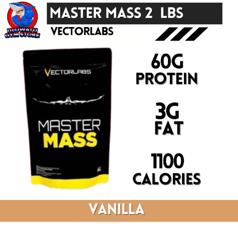 

Vectorlabs Master Mass 2lbs 2 LBS Protein Gainer - Susu Penggemuk Badan