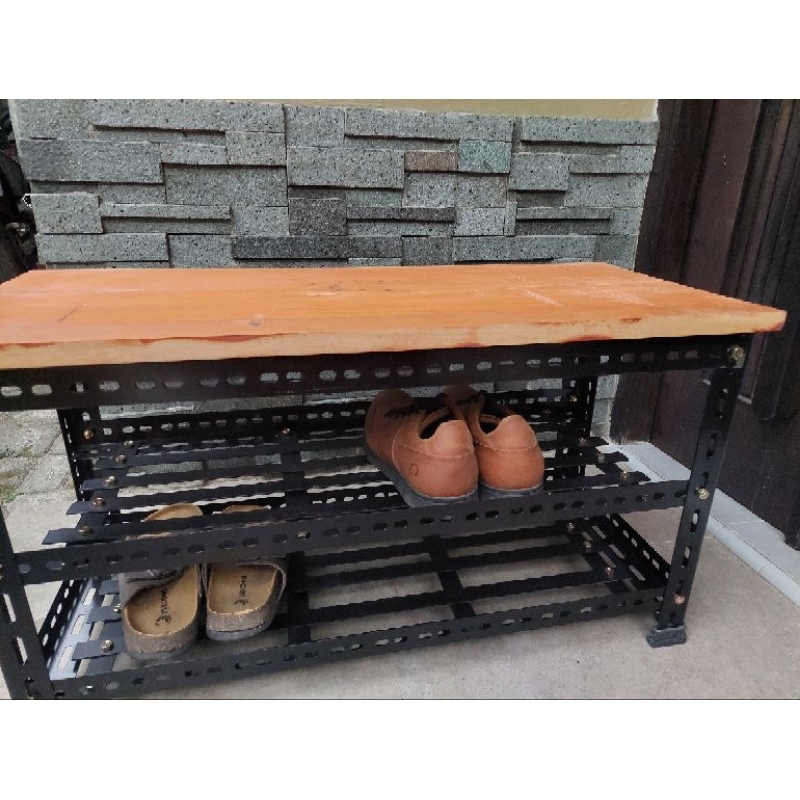 Rak Sepatu Kursi Industrial