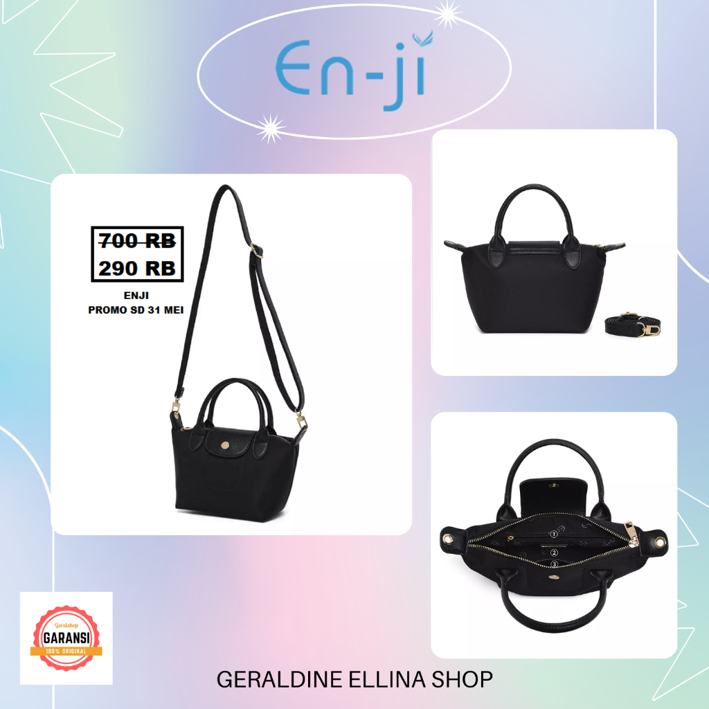 Tas ENJI Wanita seri JIYUNA  ORIGINAL SALE satchel bag