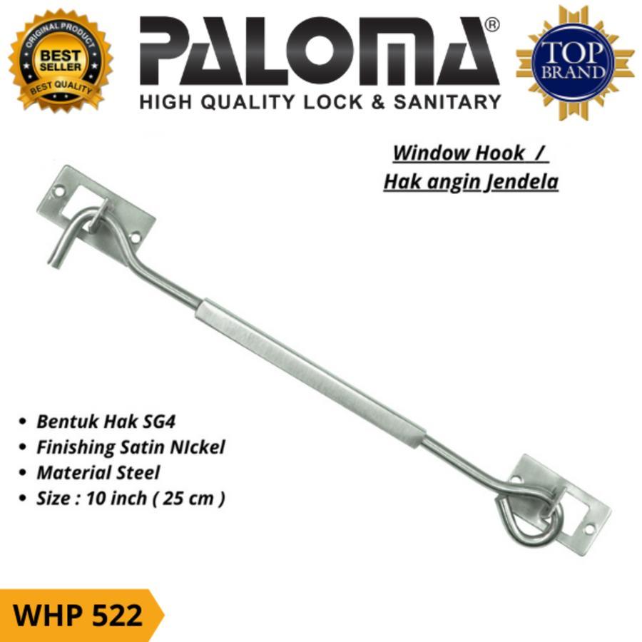Hak Angin Penahan Jendela Cantolan Jendela 10" Paloma WHP 522