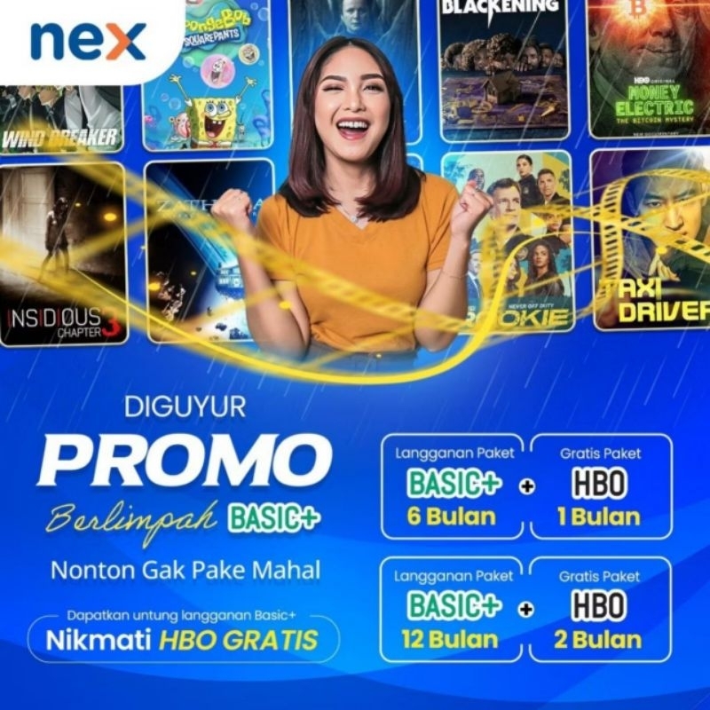 Paket Basic + Nex Parabola 1 Tahun