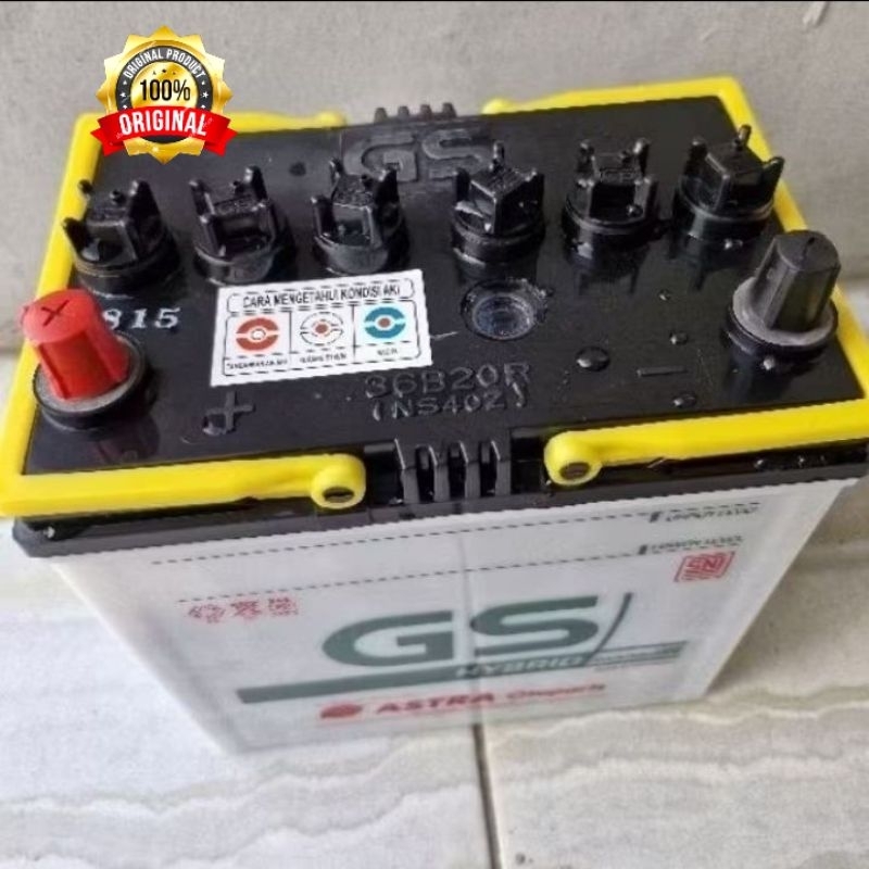 Aki Mobil Toyota Avanza, Rush New Accu GS Astra Hybrid NS40Z 35Ah