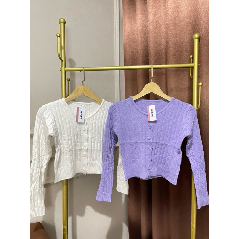 CARDIGAN CROP KEPANG