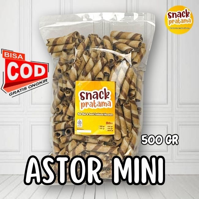 

Astor Mini Barcelona Coklat 500 Gram Premium