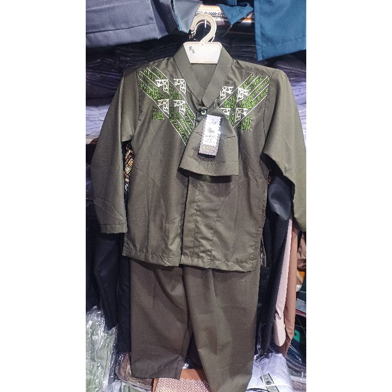 (SETELAN ANAK 2025)(Setelan anak al-wafa full katun 4.5.6)Setelan anak al-wafa,setelan koko anak al-