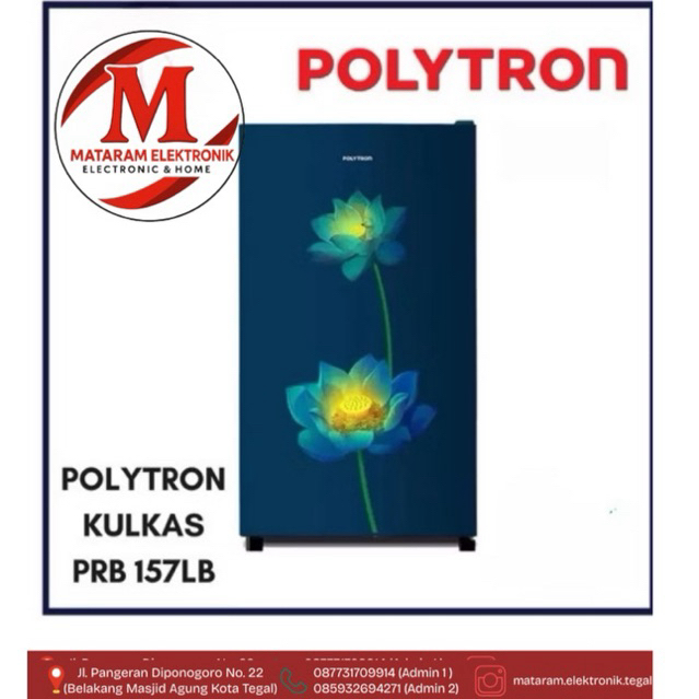 Polytron Kulkas 1 Pintu 150L PRB-157