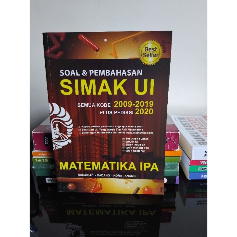 MATHSOLAR SIMAK UI Matematika Peminatan (Naskah 2009-2019 + Prediksi 2020)