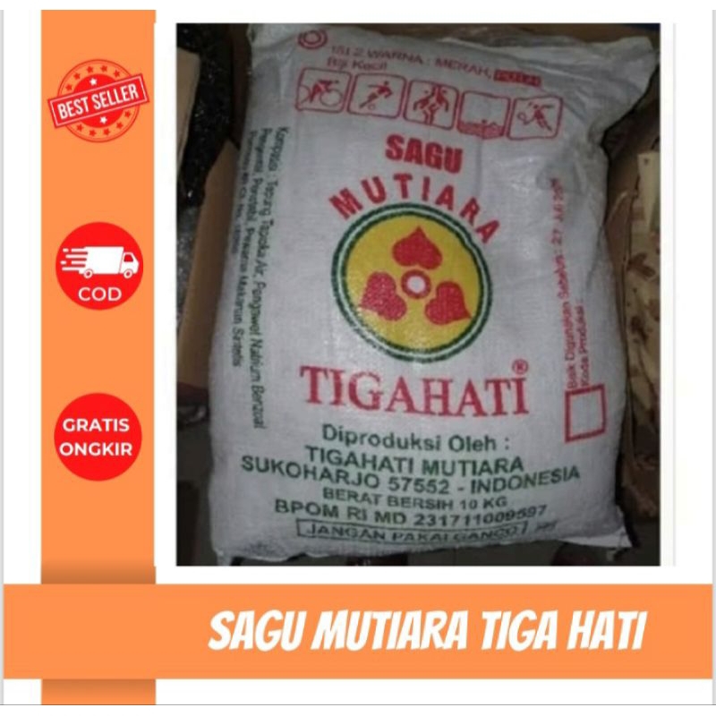 

Sagu Mutiara Tiga Hati 1 Sack/Karung